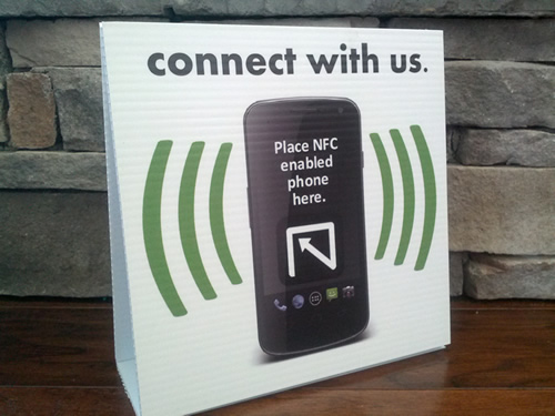 Request your free NFC enabled sign